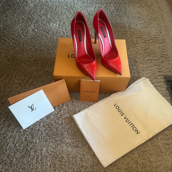 Louis Vuitton Eyeline Pump Red High heel - Picture 1 of 5